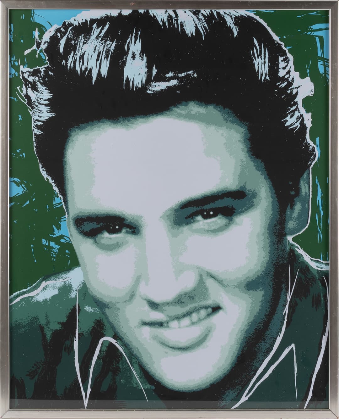 TOM MOORE. Elvis, Silkscreentryck.