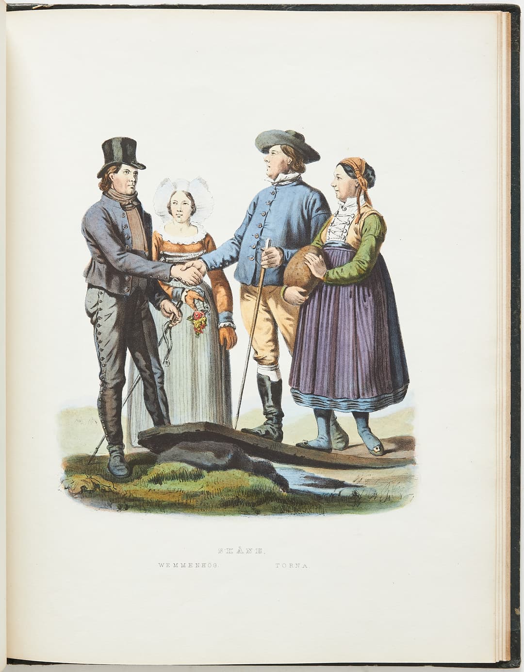 DAHLSTRÖM, SVENSKA FOLKETS SEDER, BRUK OCH KLÄDEDRÄGTER, 1863.