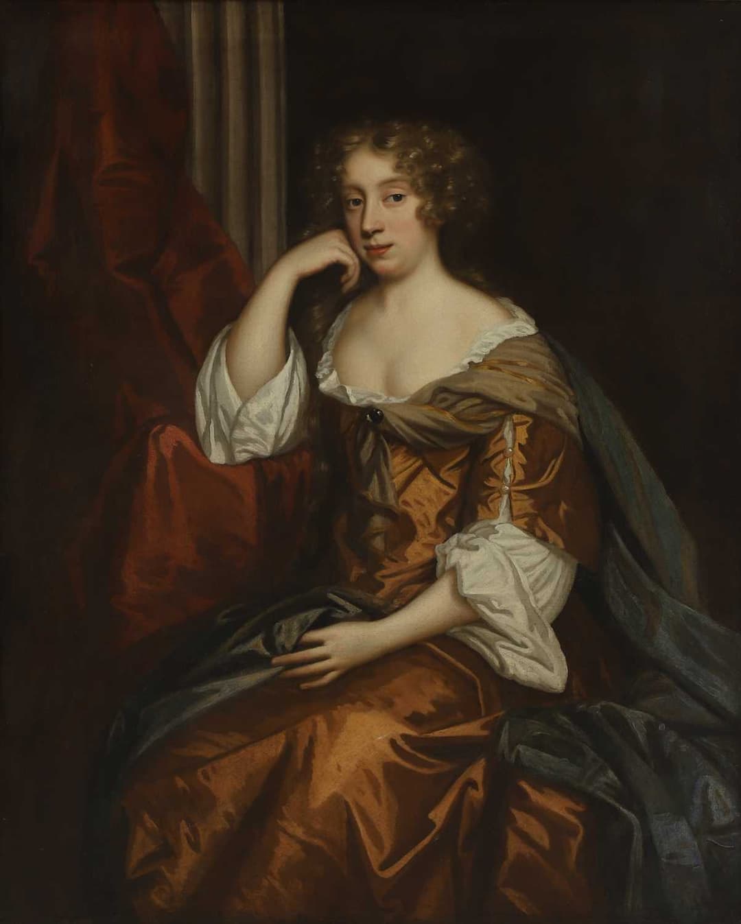 Mary Beale (British, 1633-1699) Portrait of a lady, three-quarter-length