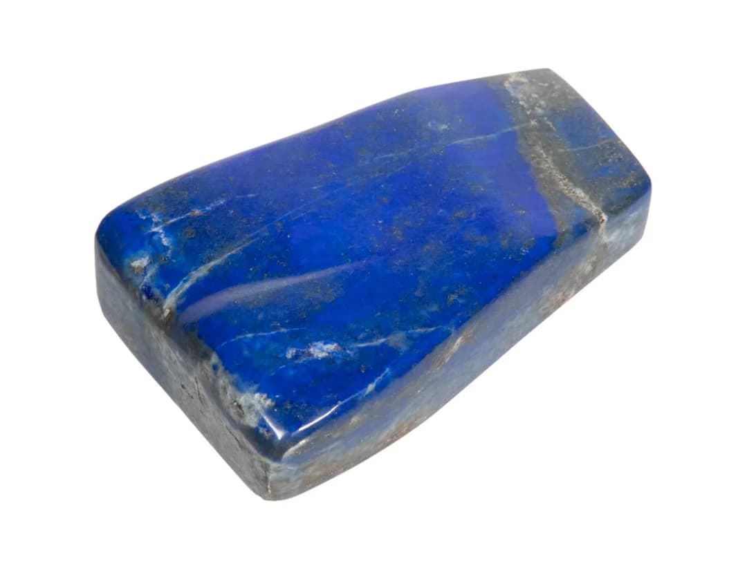 POLISHED LAPIS LAZULI TABLET OR PAPERWEIGHT