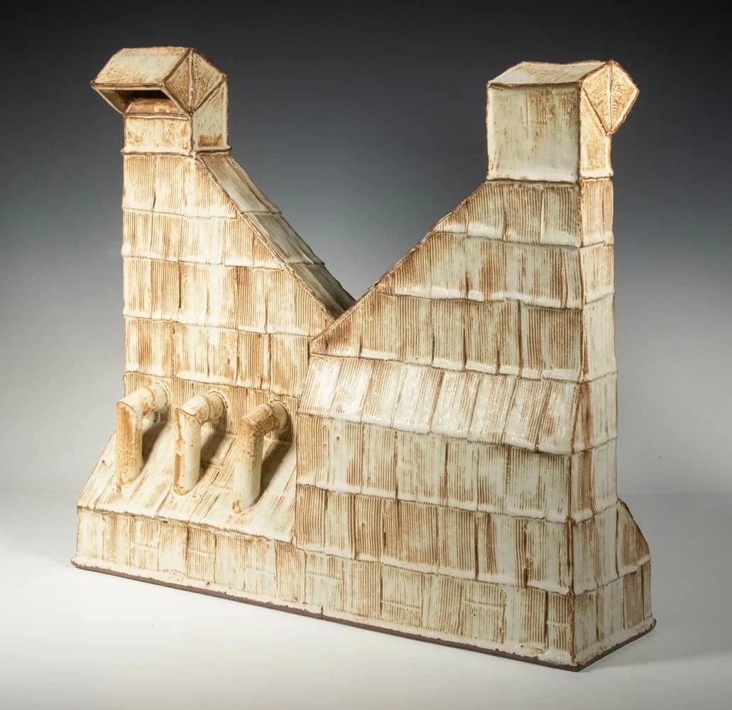 JONATHAN WHITE (S. PORTLAND, ME) ART POTTERY