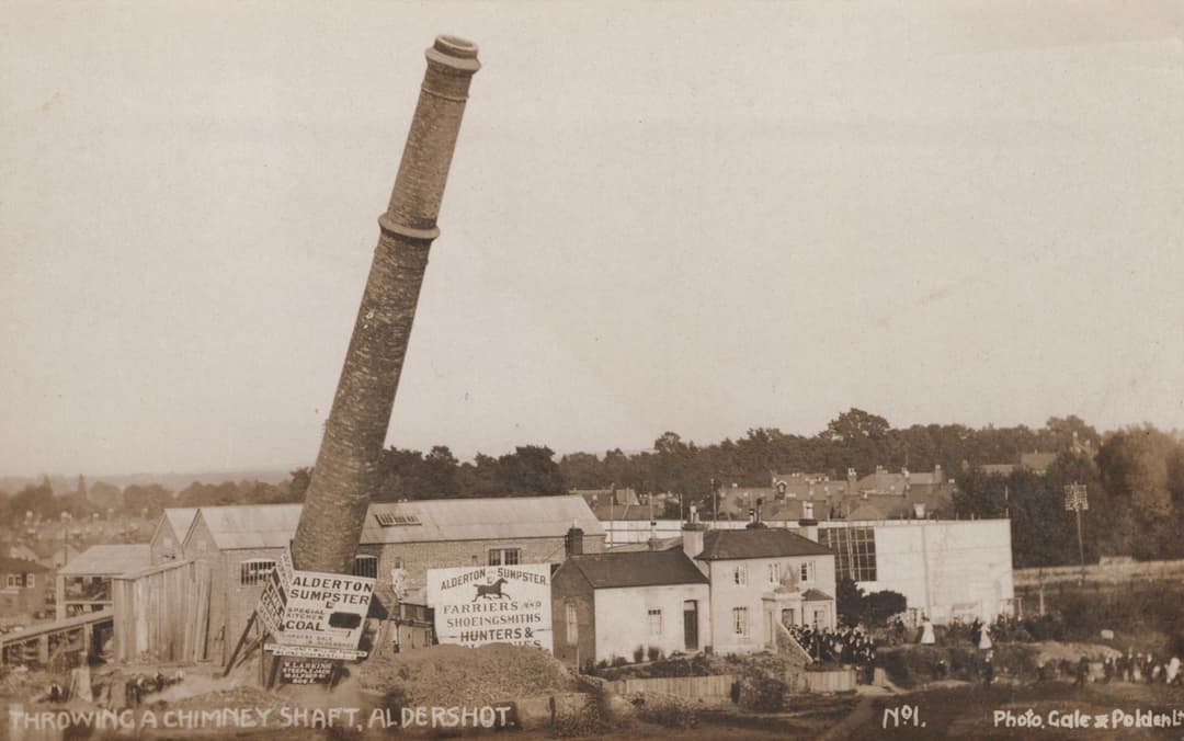 A collection of approximately 88 postcards of Aldershot, Hampshire