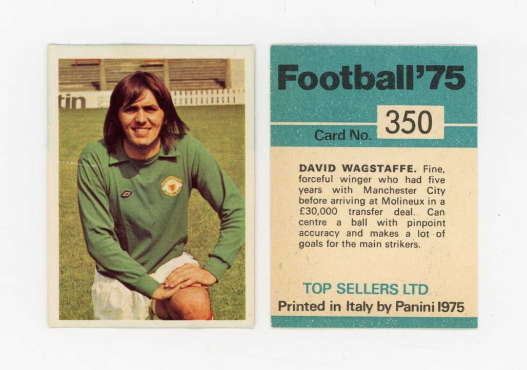 A collection of Panini (Topseller) ‘Football ‘75’ cards, numbered