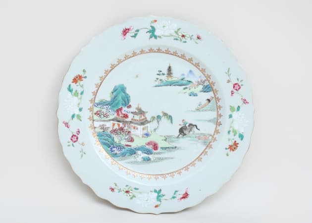 Tallrik Kina Qianlong 1736-1795