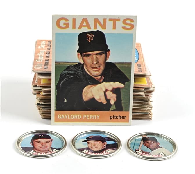 COLLECTION OF OVER 50 1960S TOPPS & OTHER COMPANY BASEBALL CARDS