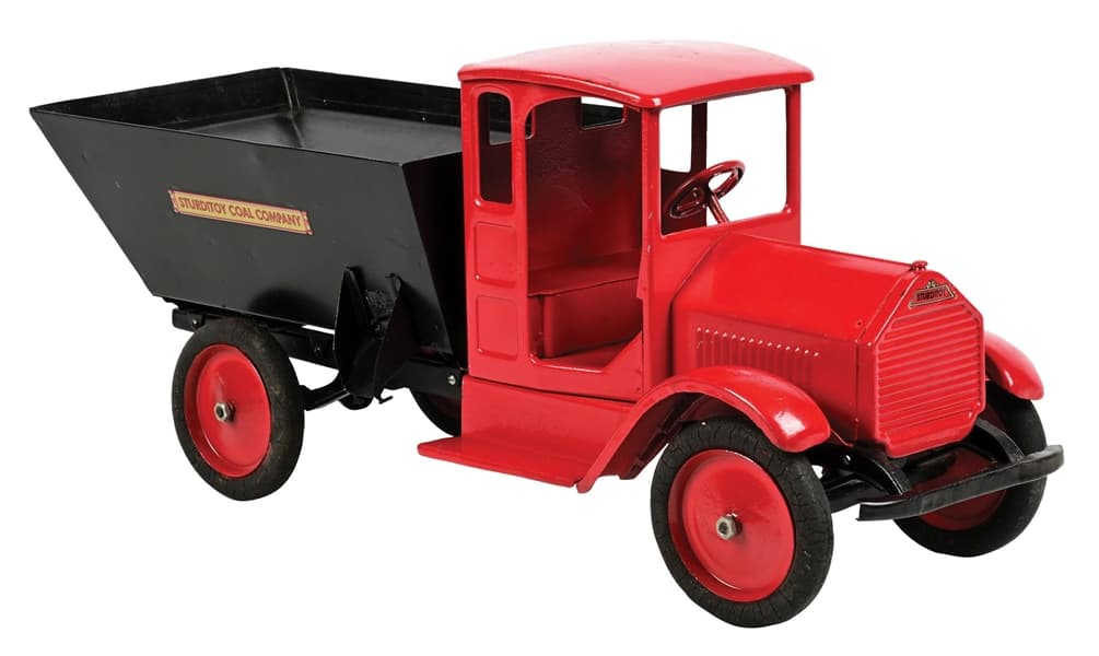 PRE-WAR PRESSED STEEL STURDITOY COAL TRUCK