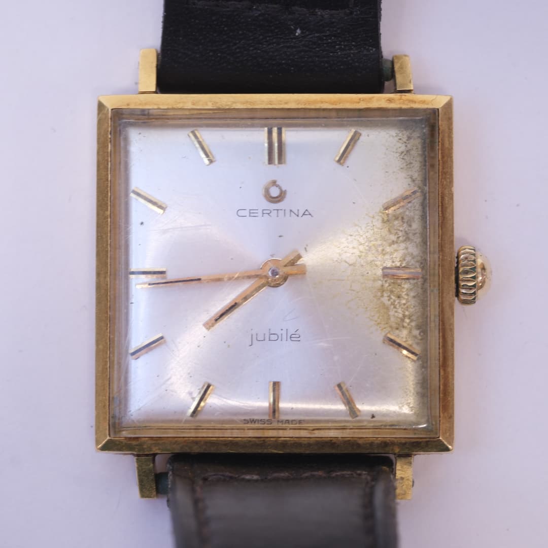 ARMBANDSUR, CERTINA, "JUBILÉ", 18K GULD, MANUELL, 29MM, 1960-70-TAL.
