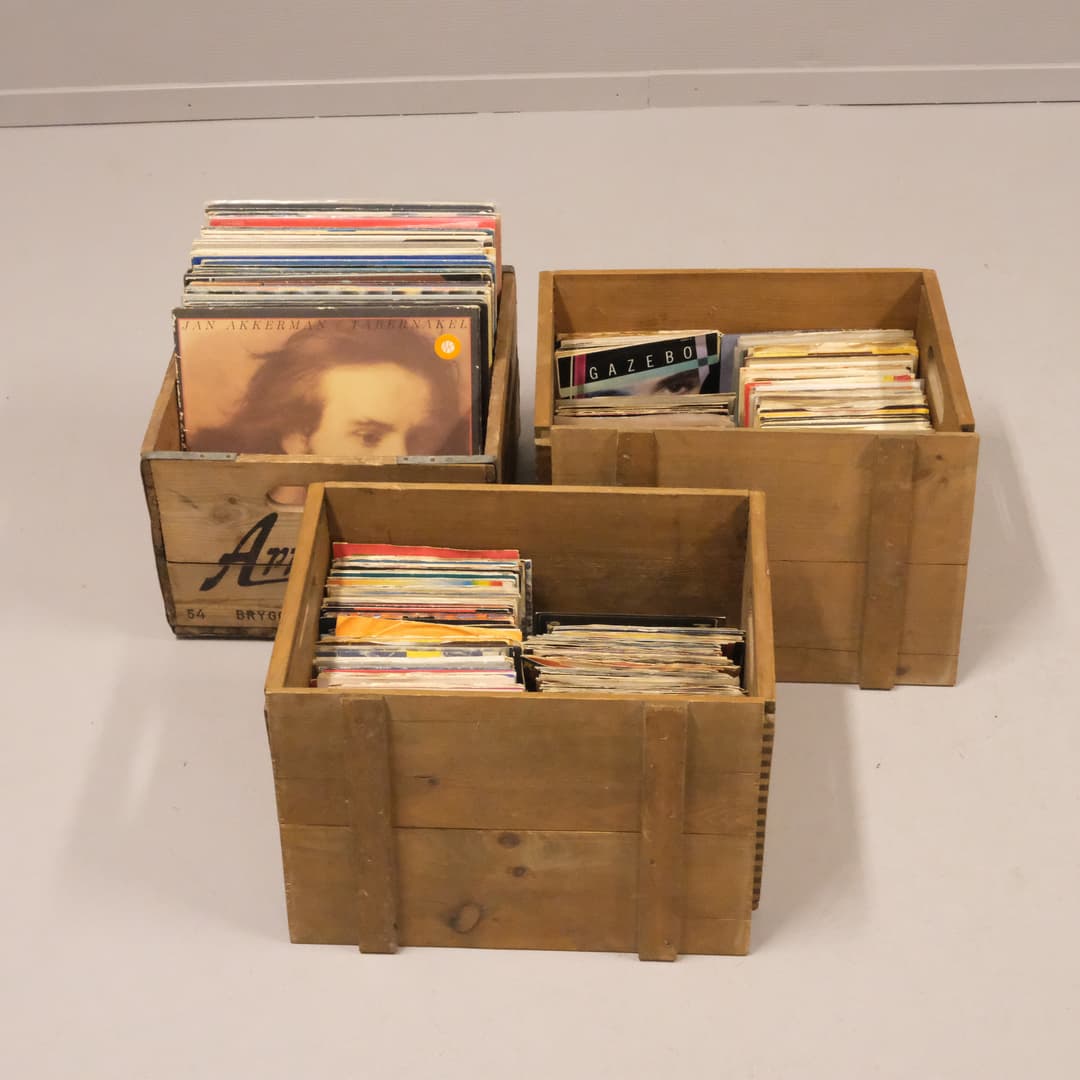 SAMLING VINYLSKIVOR, LP OCH SINGLAR.