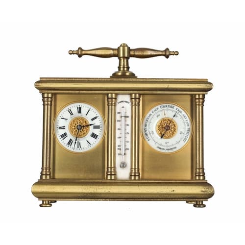 Early 20th century French desk compendium, mounted with a ca...