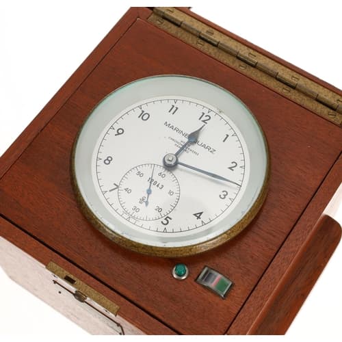Wempe Marine Quartz chronometer, no. 12043, silvered dial wi...