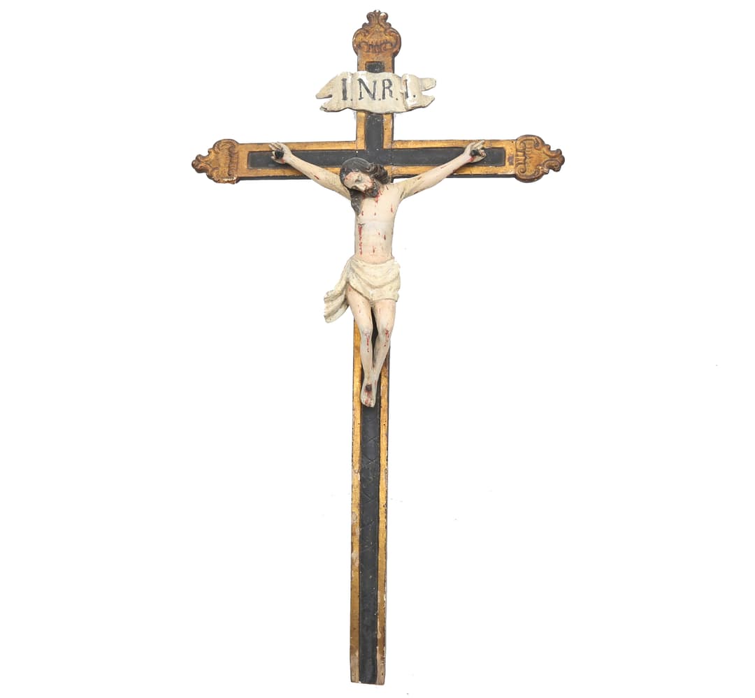 SPANISH SCHOOL, EARLY DECADES 20TH CENTURY. Crucified Christ.