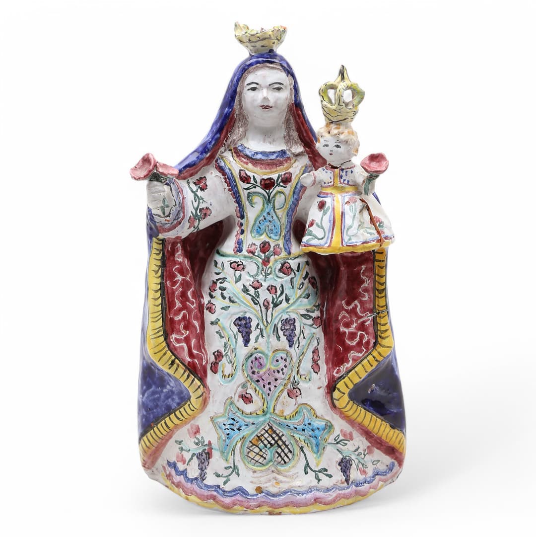 PORTUGUESE SCHOOL, 20TH CENTURY. Madonna and Child.