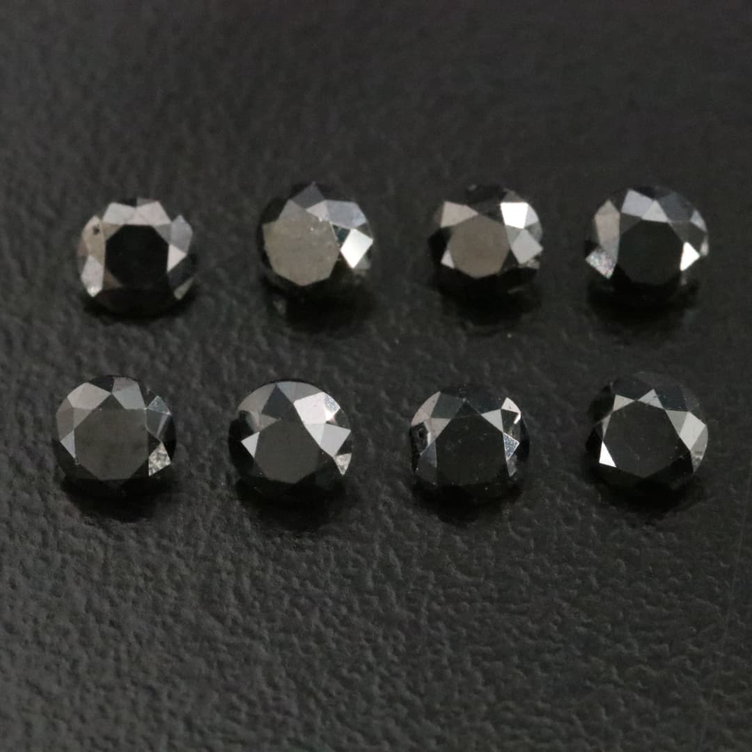 Loose 2.04 CTW Fancy Black Diamonds