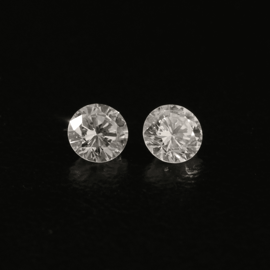 Loose 0.36 CTW Lab Grown Diamond Matched Pair