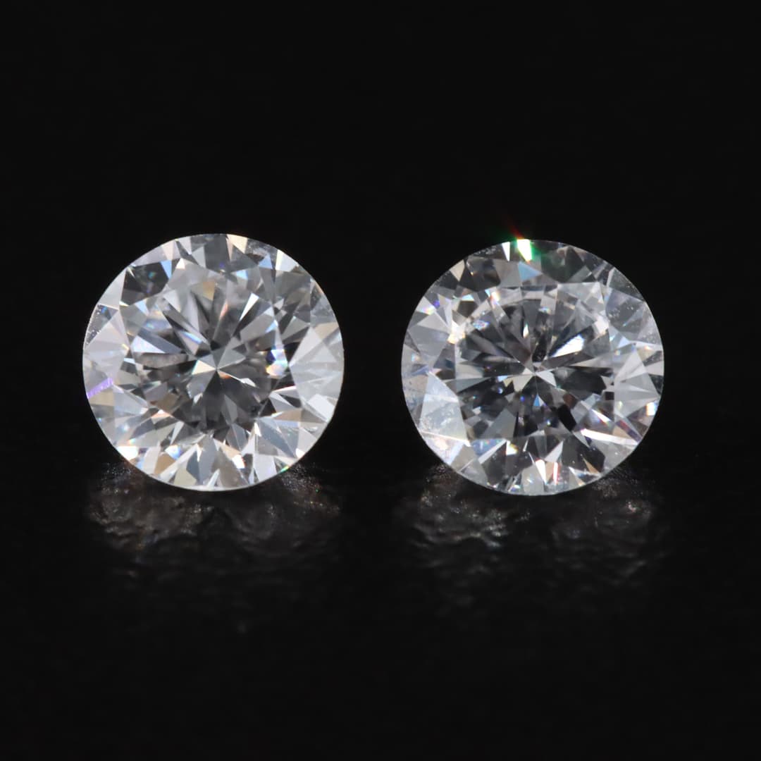 Loose 0.95 CTW Lab Grown Diamond Matched Pair