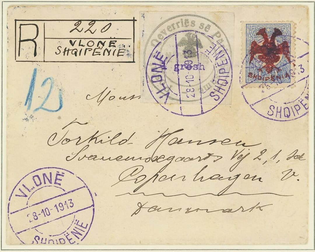 First Independent Albania (1912-1914) Third Issue 1913 (Oct. 28).