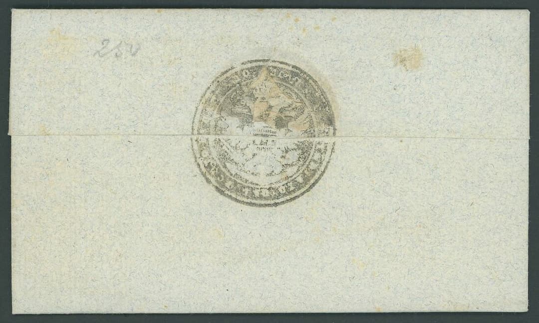 Austrian Albania (1797-1806; 1814-1918) Cattaro 1833 (March 22). Incoming