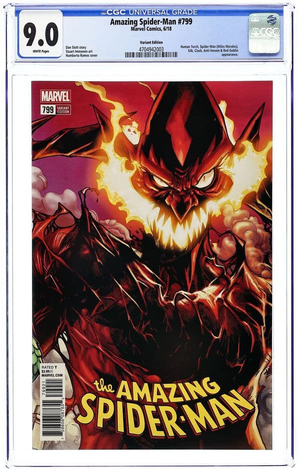 Amazing Spider-Man (2017 5th Series) 799B CGC 9.0