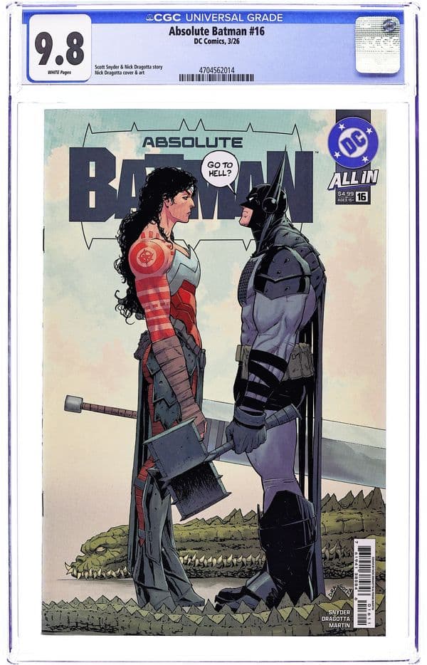Absolute Batman (2024 DC) 16A CGC 9.8