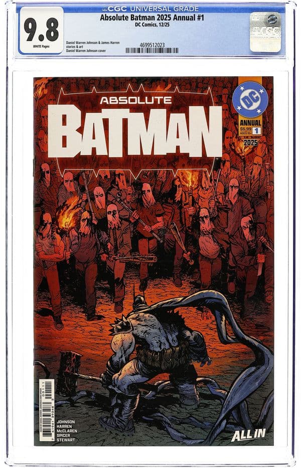 Absolute Batman (2024 DC) Annual 1A CGC 9.8