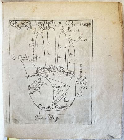 LA CHIROMANTIE UNIVERSELLE REPRESENTEE EN PLUSIERS CENTAINES DE FIGURES
