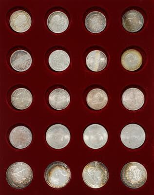 Commemoratives, 1888-1972 complete, as well as 200 kr 1990, 1992