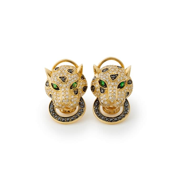 Panther earrings