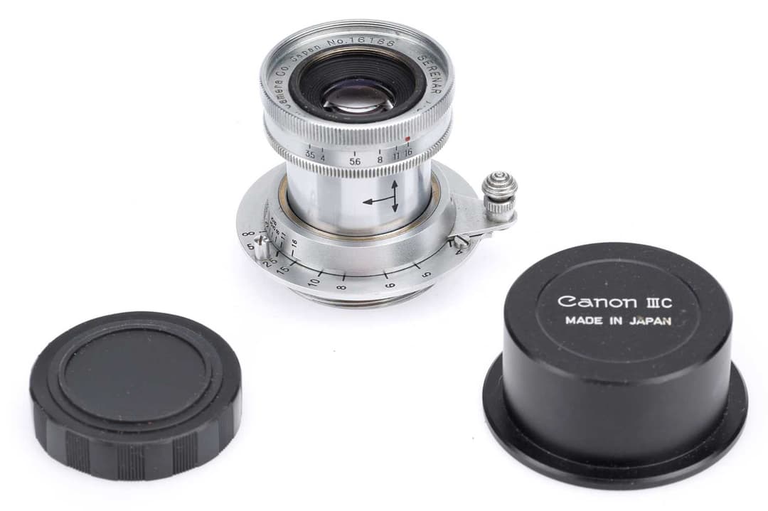 A Canon Serenar f/3.5 50mm Collapsible Lens