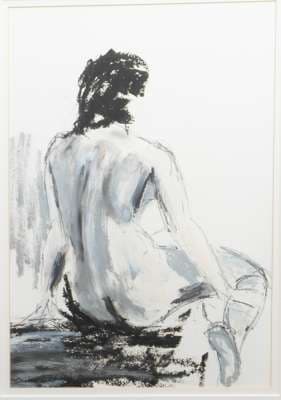 Unknown maker (20th century), Seated woman seen from behind (1998)