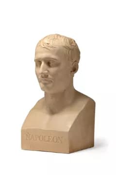 AFTER CHAUDET, A PAINTED PLASTER BUST OF NAPOLEON BONAPARTE, 20TH CENTURY