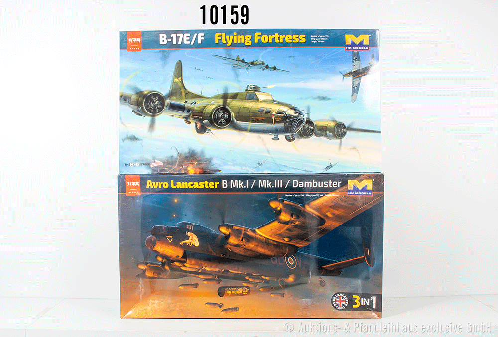 HK Models Militärflugzeug-Bausätze, 01E05 B-17E/F Flying Fortress