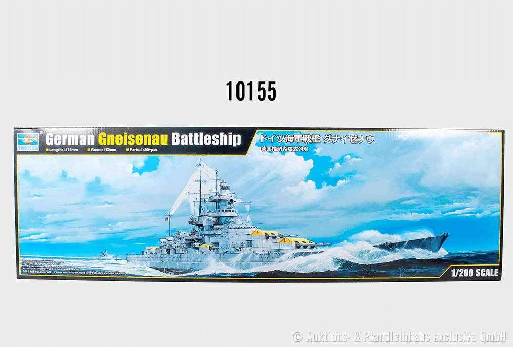 Trumpeter Schiffbausatz 03715 German Scharnhorst Battleship, 1:200