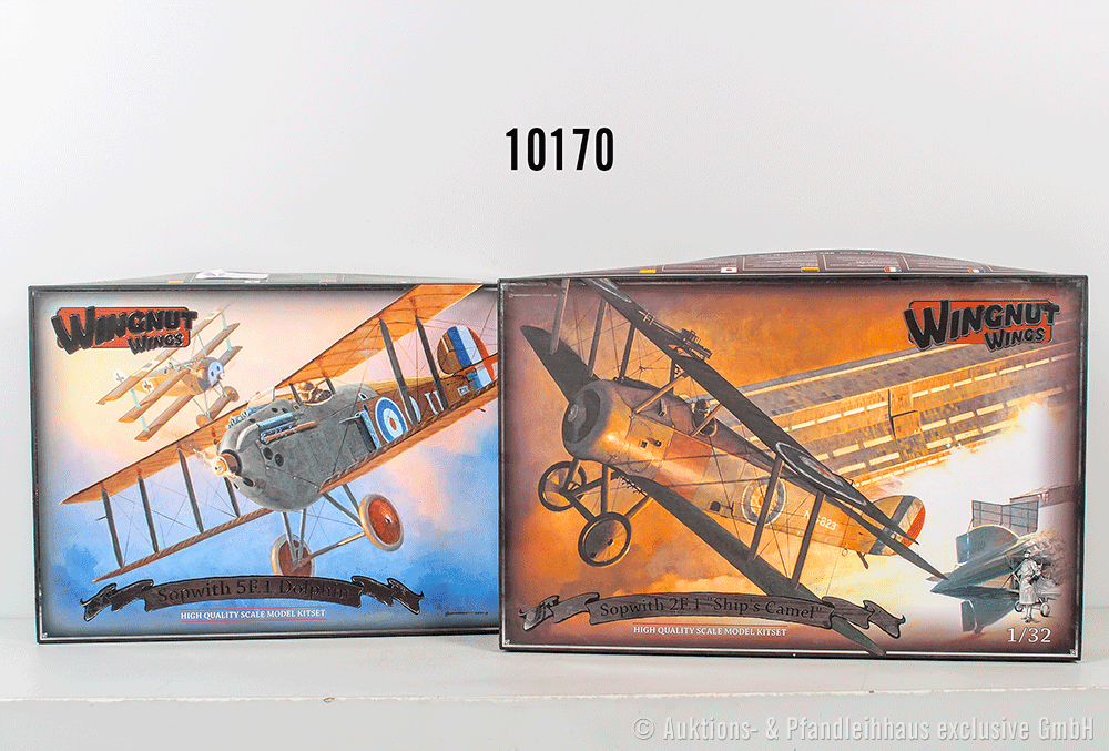 Wingnut Wings Militärflugzeug-Bausätze 32073 und 32076, 1:32, n.A.d.E.
