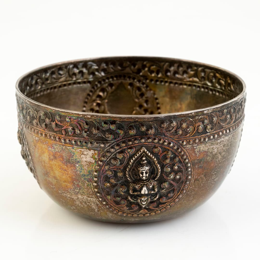 SKÅL, silver, Thailand, 1900-tal
