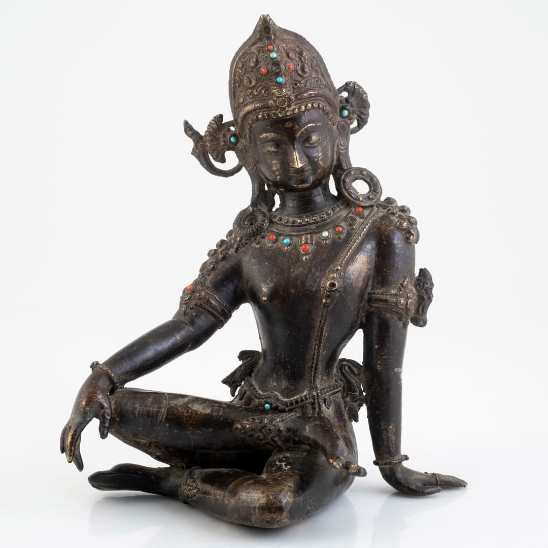 SKULPTUR, 18/1900-tal, sannolikt Tibet