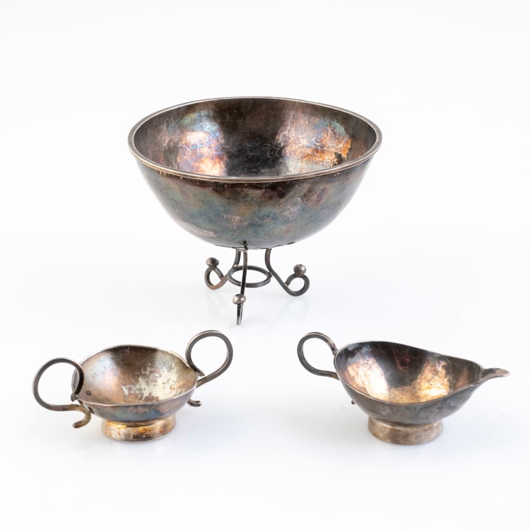 STERLINGSILVER, 3 dlr, 1900-tal