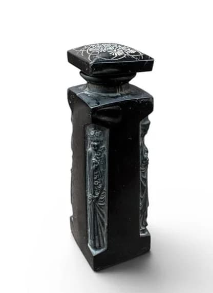 Rene Lalique "Ambre d'Orsay" Black Glass Perfume Bottle