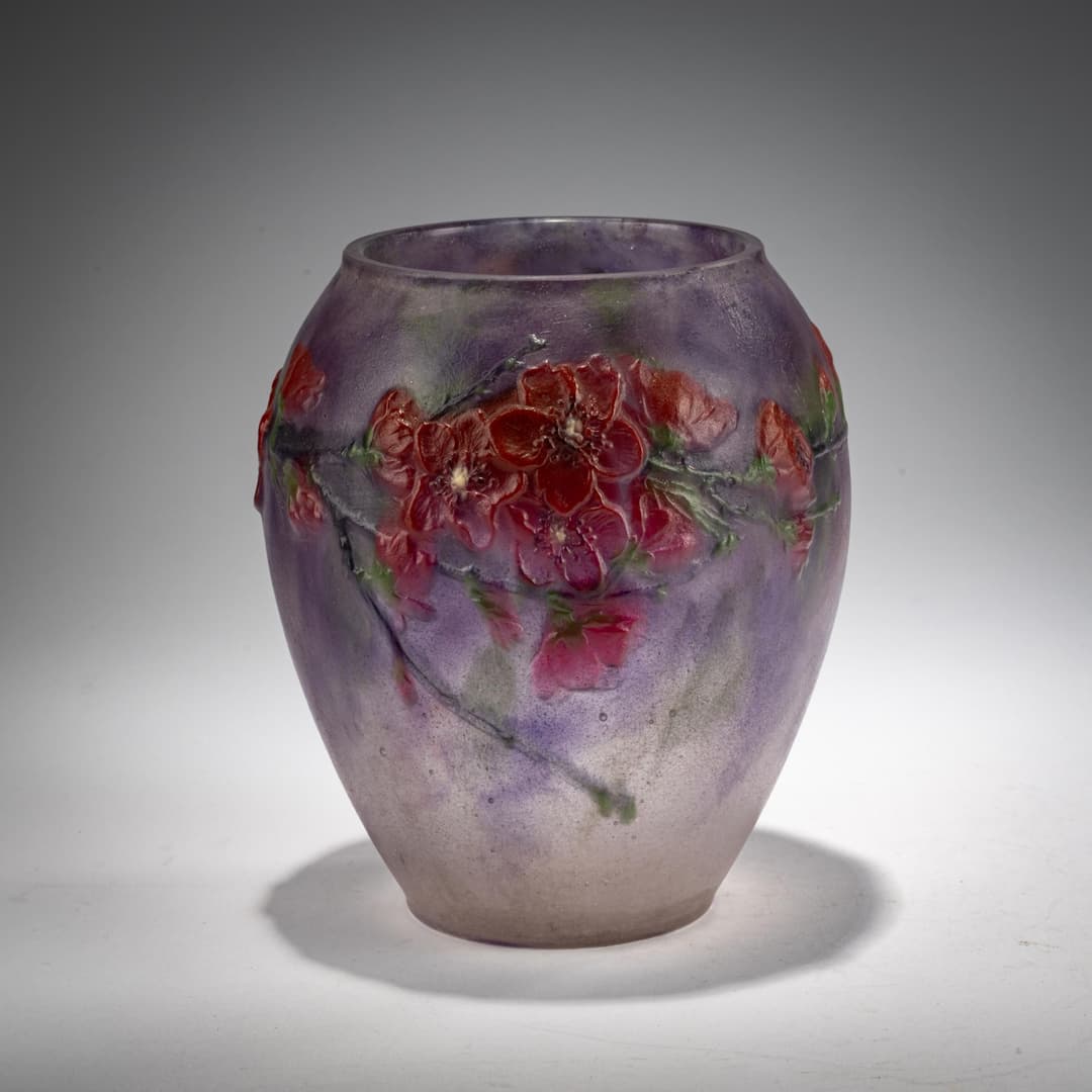 Gabriel Argy-Rousseau Vase 'Fleurs de Pêcher', 1920