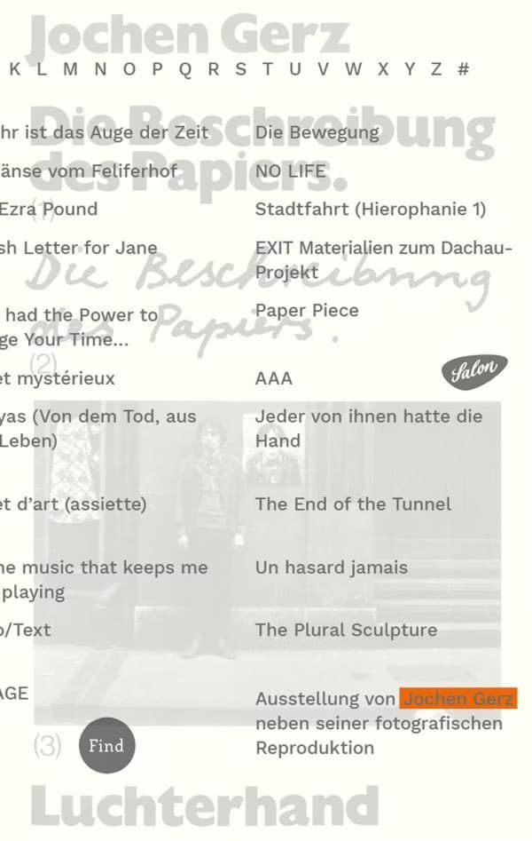 Jochen Gerz "Die Beschreibung des Papiers" - Zweigstelle Berlin