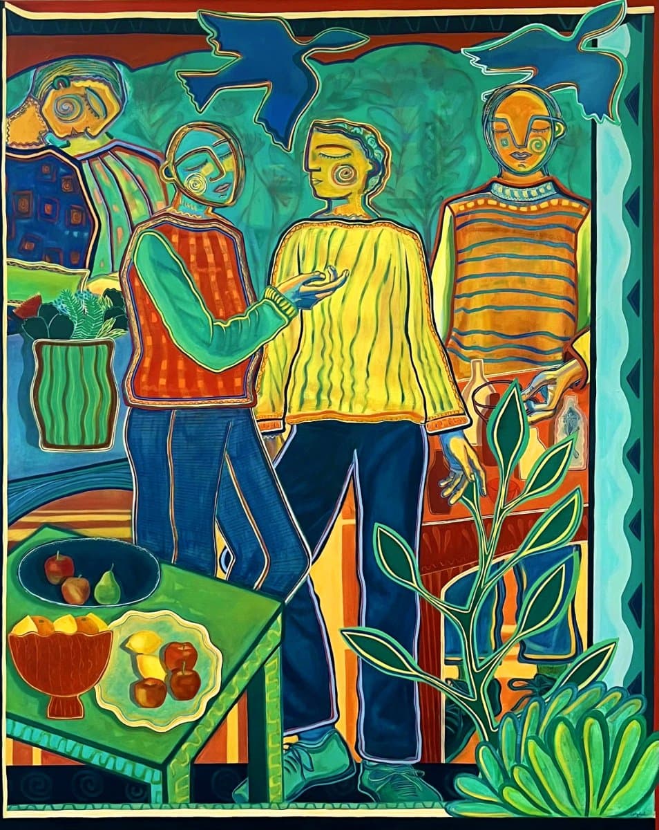 Market Day stroll by Alice Campbell