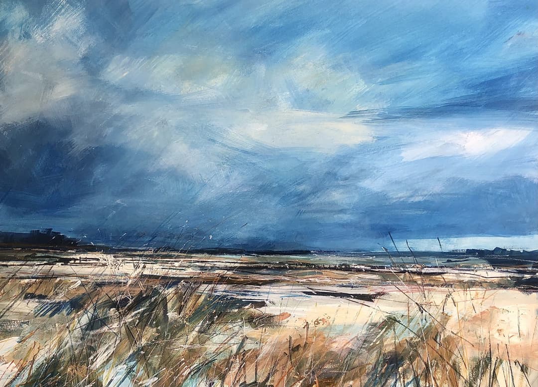 Winter fields by Sarah Carrington