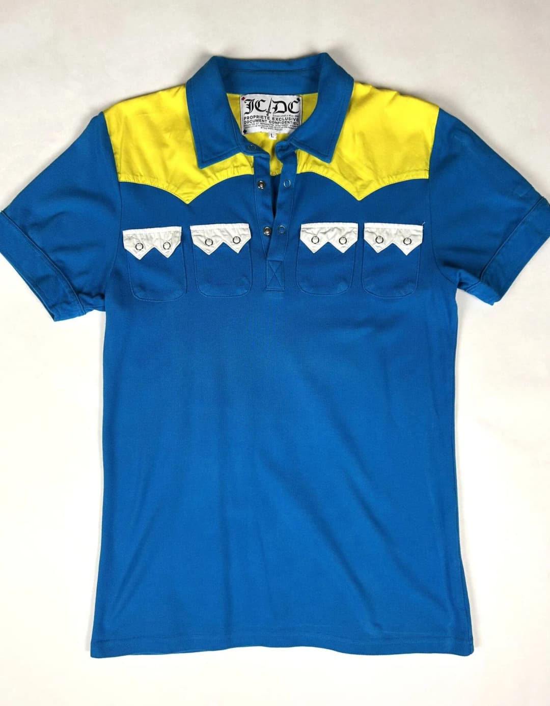 Jean-Charles de Castelbajac, a polo shirt in cotton printed - Lot 128