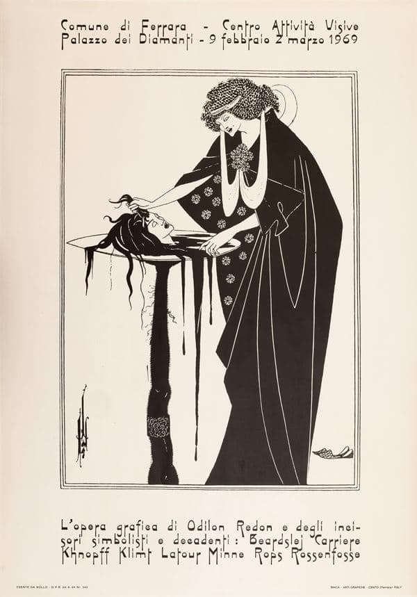 L'opera grafica di Odilon Redon e dei simbolisti e decadenti.