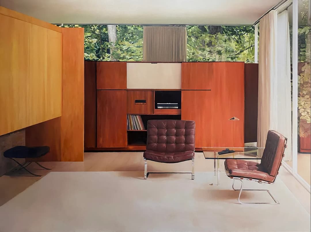 Jon Holm ”The aftermath II” oil on canvas