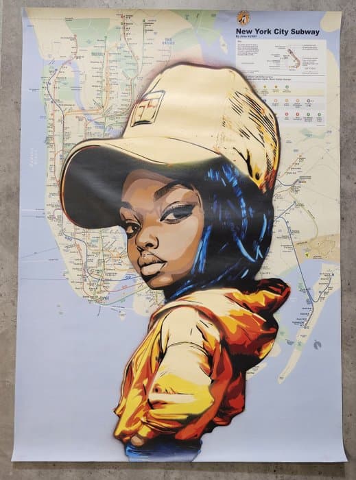Jinks Kunst - RITA J. - NYC Subway Map