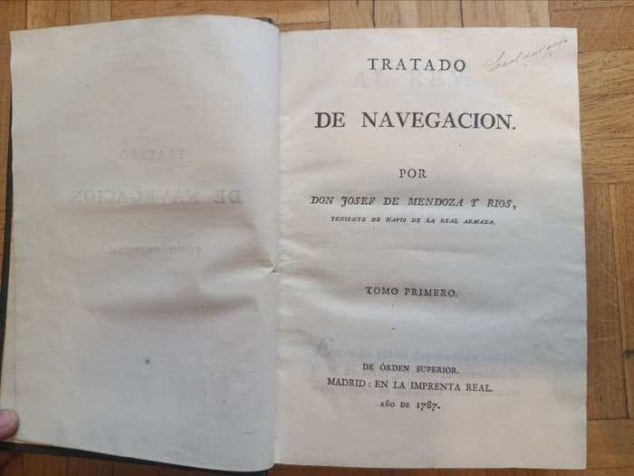 Don Josef de Mendoza y Rios - Tratado de Navegacion - 1787