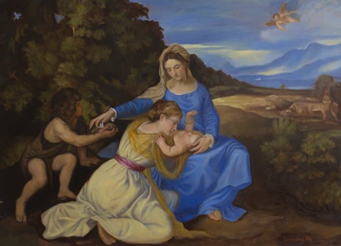 M. Loyseau (XX), Seguidor/a de - The Aldobrandini Madonna