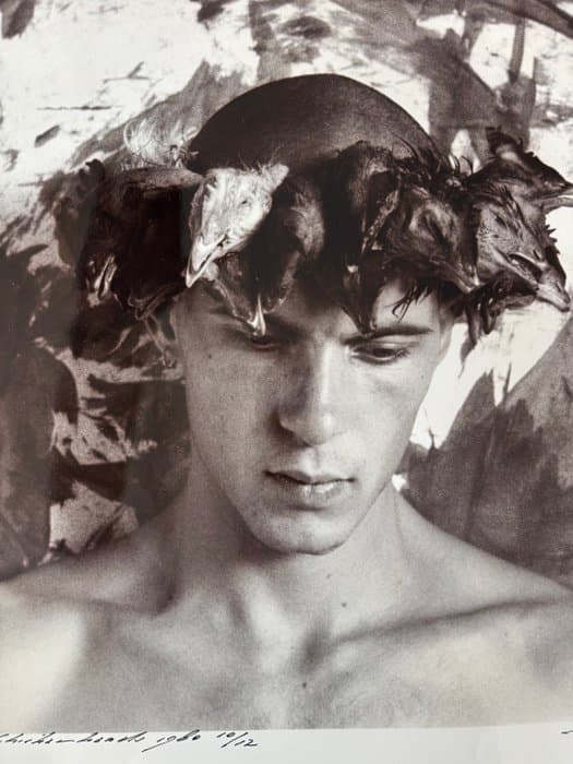 Paul Blanca (1958-2021) - Self Portrait with Chicken Heads