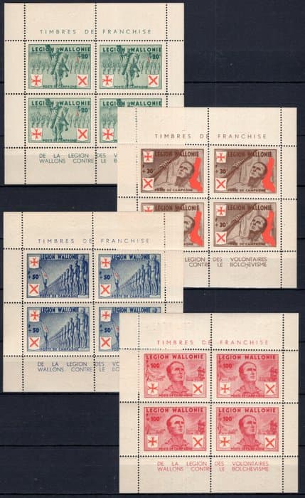 German Empire 1941 - Walloon Legion Short Bows **/MNH - Michel I / IV