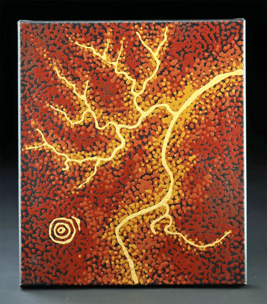 William King Jungala, 'Earth Images," Aboriginal Painting, 2001